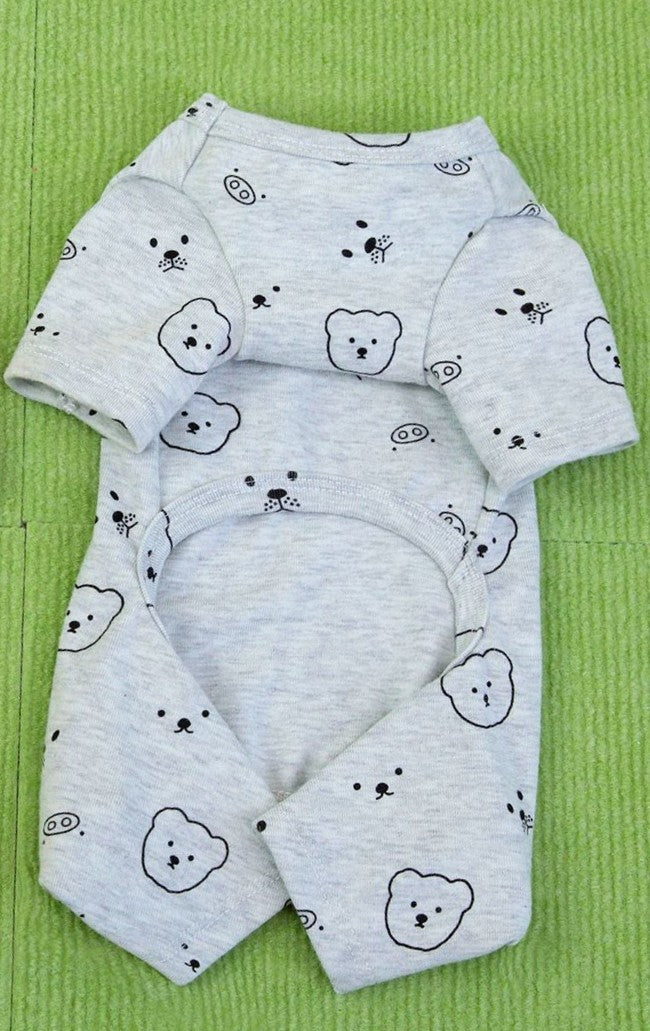 Fluffy Bear Sketch Romper