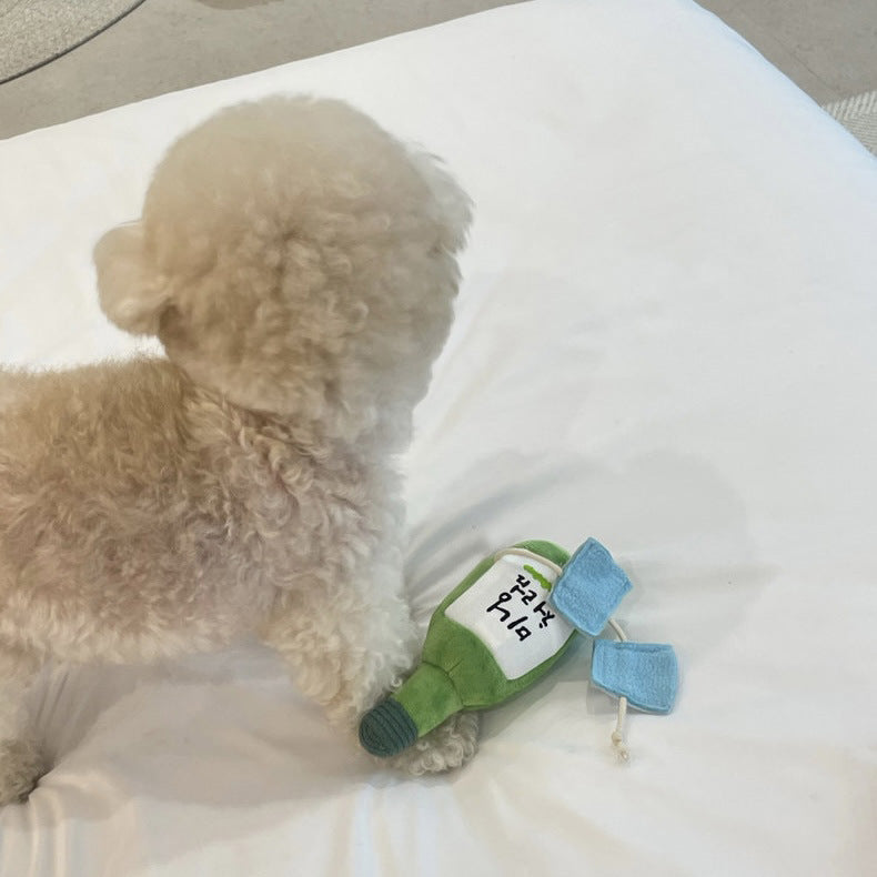 Korean Soju Bottle Snuffle Toy
