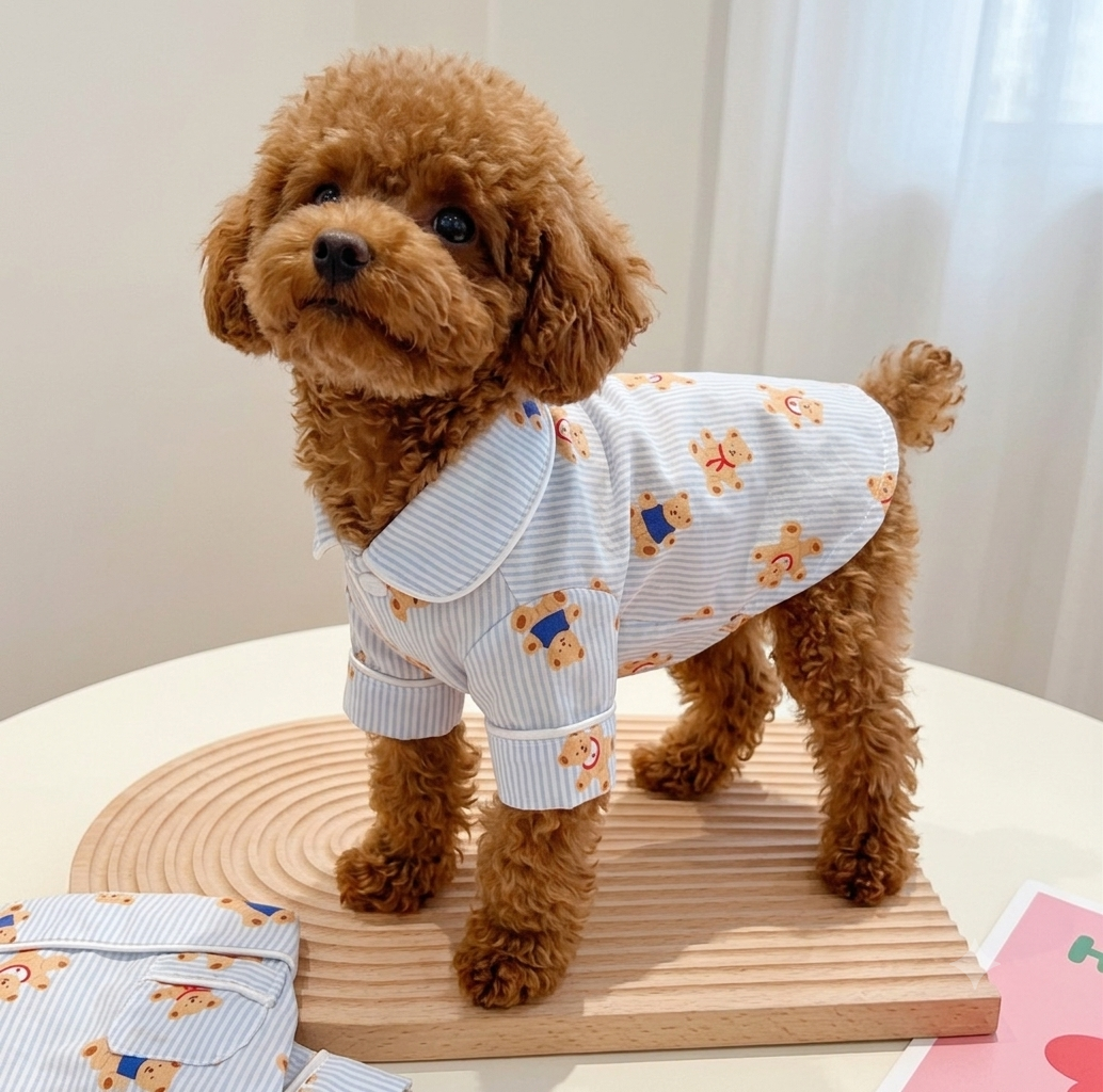 Cozy Bear Cubs Striped Pajamas