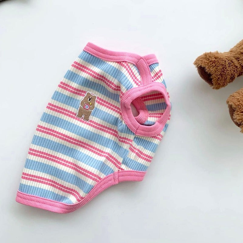 Striped Teddy Cute Vest
