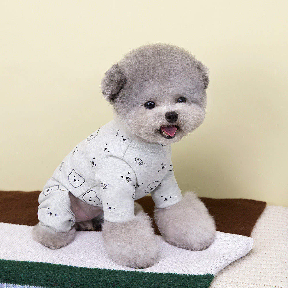 Fluffy Bear Sketch Romper