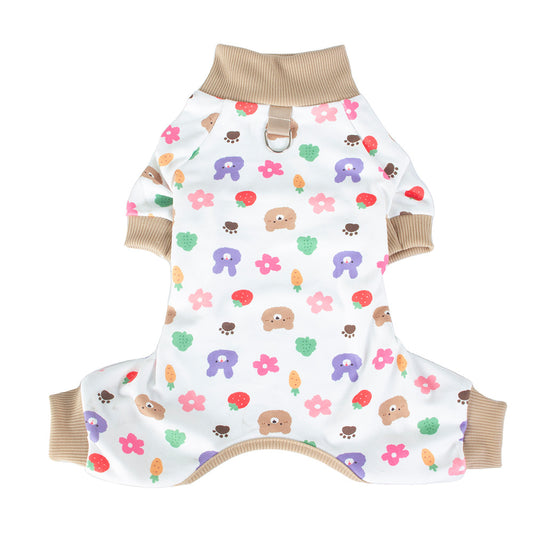 Berry Garden Harness Romper
