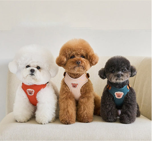 Fluffy Bear No-Pull Comfort Harness
